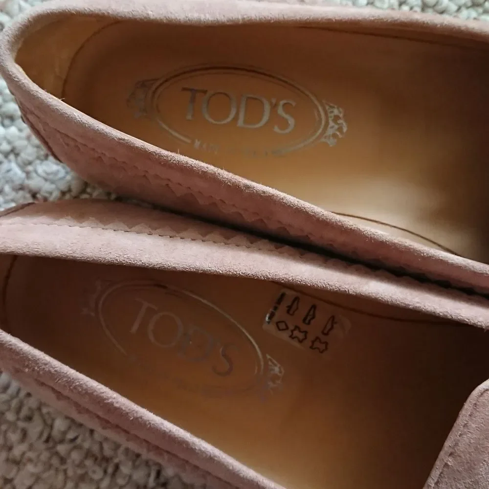 Tod's Lane With Vamp in Strass Crystal Low Heel size 8.5